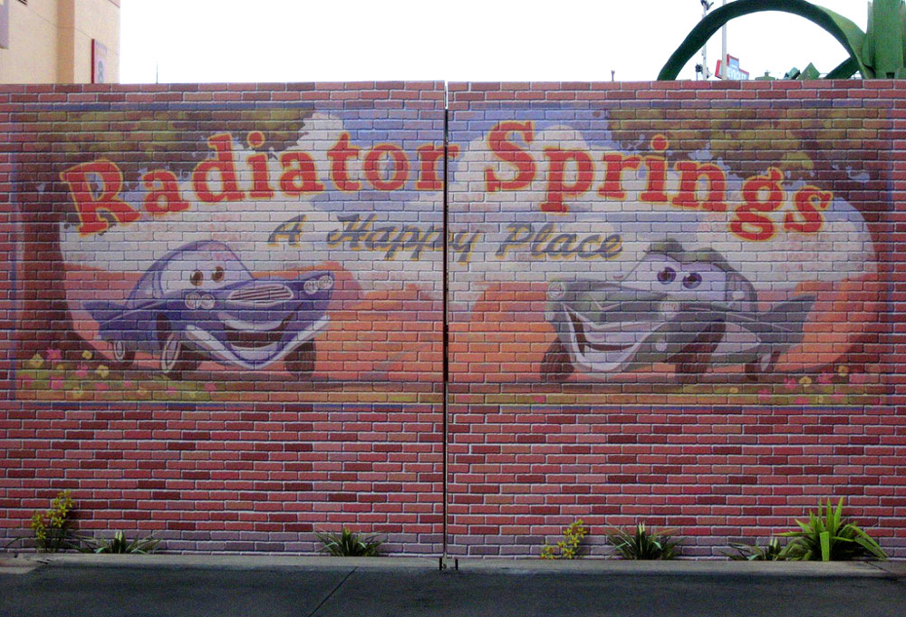 radiator springs shops